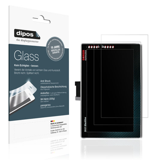 Matte Displayschutzfolie von dipos passend für Datalogic SH15 Blackline, 9H kratzfest und blasenfrei montiert