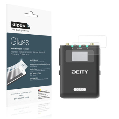 Matte Displayschutzfolie von dipos passend für Deity DBTX D2RX DIFB, 9H kratzfest und blasenfrei montiert