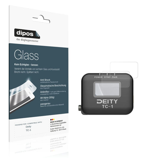 Matte Displayschutzfolie von dipos passend für Deity TC-1, 9H kratzfest und blasenfrei montiert