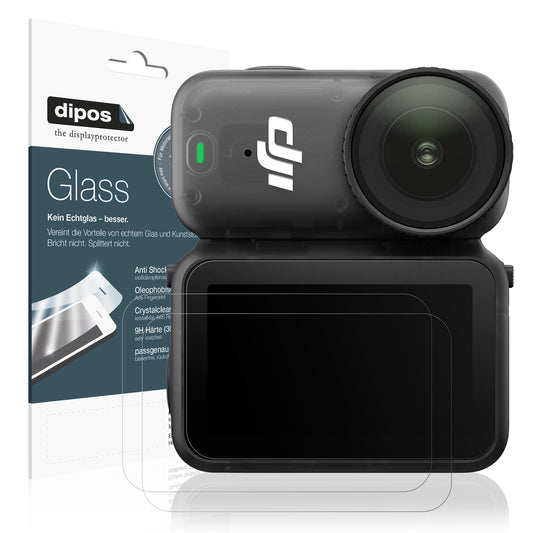 Matte Displayschutzfolie von dipos passend für DJI Osmo Nano, 9H kratzfest und blasenfrei montiert