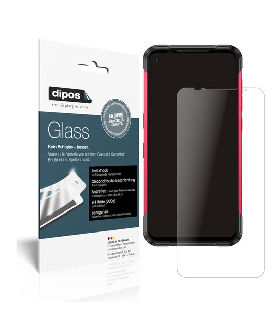 Matte Displayschutzfolie von dipos passend für Doogee S97 Pro, 9H kratzfest und blasenfrei montiert