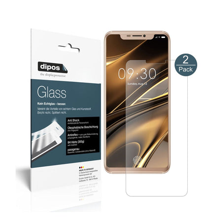 Matte Displayschutzfolie von dipos passend für Doogee V, 9H kratzfest und blasenfrei montiert