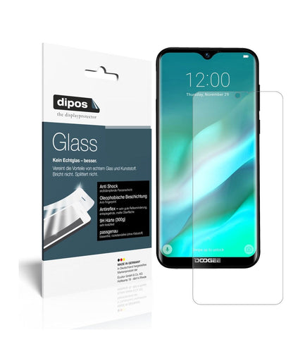 Matte Displayschutzfolie von dipos passend für Doogee X90L, 9H kratzfest und blasenfrei montiert