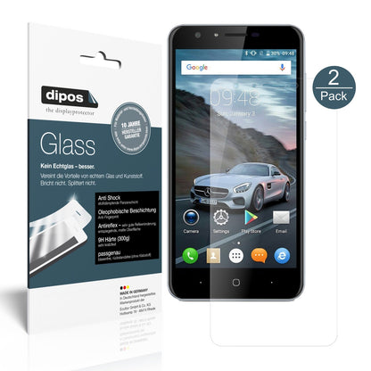 Matte Displayschutzfolie von dipos passend für Doogee Y6C, 9H kratzfest und blasenfrei montiert