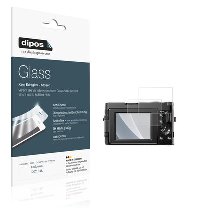 Matte Displayschutzfolie von dipos passend für Duluvulu DC101L, 9H kratzfest und blasenfrei montiert