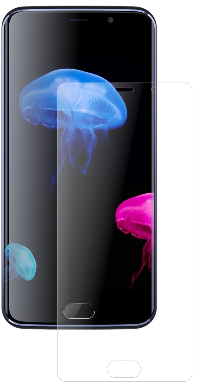 Matte Displayschutzfolie von dipos passend für Elephone S7, 9H kratzfest und blasenfrei montiert
