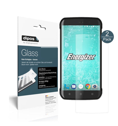 Matte Displayschutzfolie von dipos passend für Energizer Hard Case H550S, 9H kratzfest und blasenfrei montiert