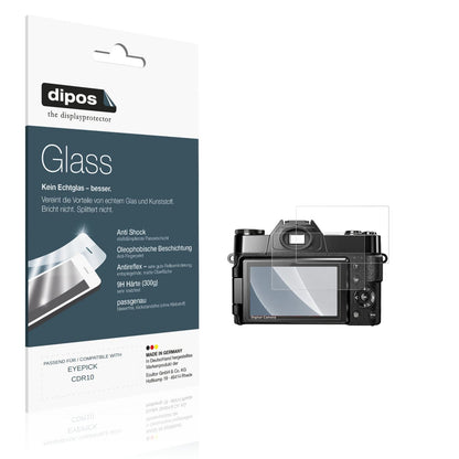 Matte Displayschutzfolie von dipos passend für EYEPICK CDR10, 9H kratzfest und blasenfrei montiert