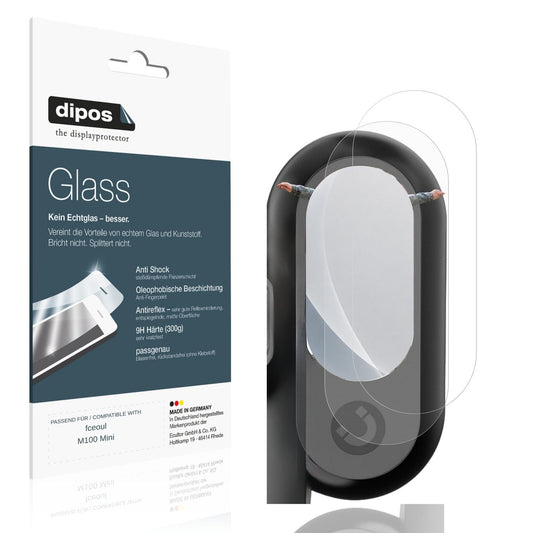 Matte Displayschutzfolie von dipos passend für fceoul M100 Mini, 9H kratzfest und blasenfrei montiert