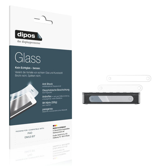 Matte Displayschutzfolie von dipos passend für FiiO DM13 BT, 9H kratzfest und blasenfrei montiert