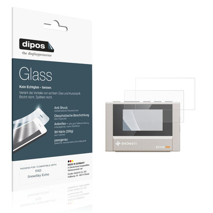Matte Displayschutzfolie von dipos passend für FiiO SnowSky Echo, 9H kratzfest und blasenfrei montiert
