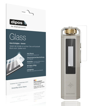Matte Displayschutzfolie von dipos passend für FiiO SnowSky Echo Nano, 9H kratzfest und blasenfrei montiert