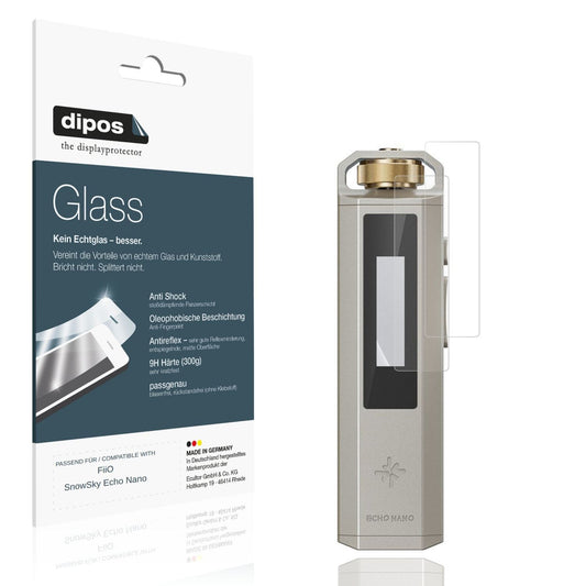Matte Displayschutzfolie von dipos passend für FiiO SnowSky Echo Nano, 9H kratzfest und blasenfrei montiert