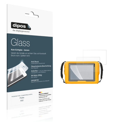 Matte Displayschutzfolie von dipos passend für Fluke 832, 9H kratzfest und blasenfrei montiert