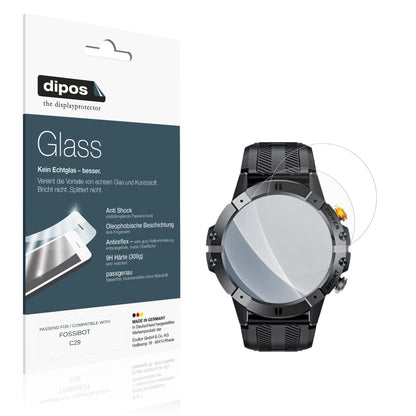 Matte Displayschutzfolie von dipos passend für FOSSiBOT C29, 9H kratzfest und blasenfrei montiert
