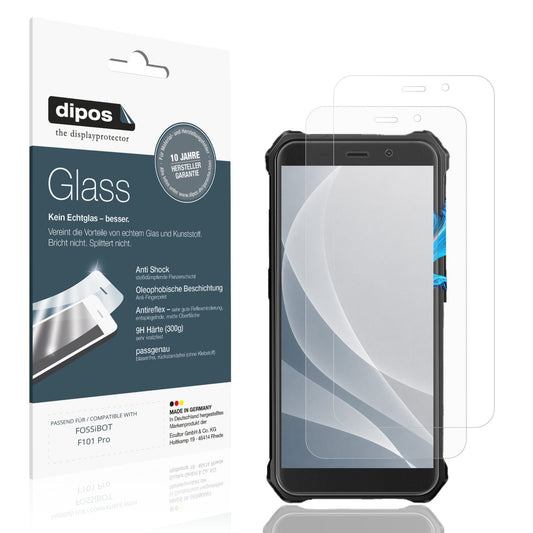 Matte Displayschutzfolie von dipos passend für FOSSiBOT F101 Pro, 9H kratzfest und blasenfrei montiert