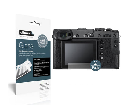 Matte Displayschutzfolie von dipos passend für Fujifilm GFX 50R, 9H kratzfest und blasenfrei montiert