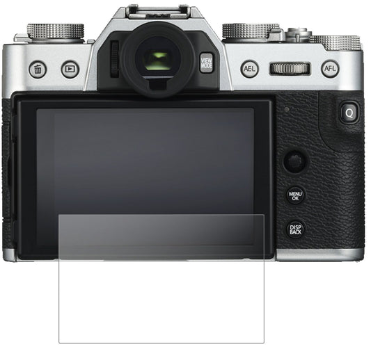 Matte Displayschutzfolie von dipos passend für Fujifilm X-T30, 9H kratzfest und blasenfrei montiert