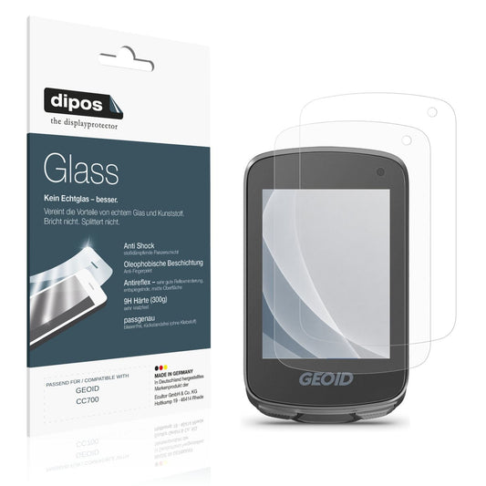 Matte Displayschutzfolie von dipos passend für GEOID CC700, 9H kratzfest und blasenfrei montiert