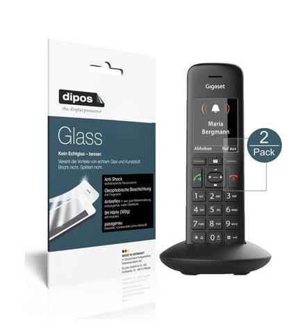 Matte Displayschutzfolie von dipos passend für Gigaset C570A, 9H kratzfest und blasenfrei montiert
