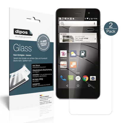 Matte Displayschutzfolie von dipos passend für Gigaset GS160, 9H kratzfest und blasenfrei montiert