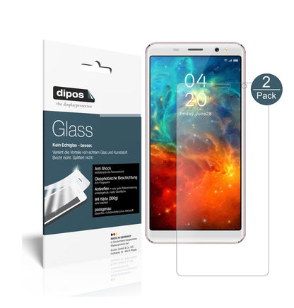Matte Displayschutzfolie von dipos passend für Gooweel S9, 9H kratzfest und blasenfrei montiert