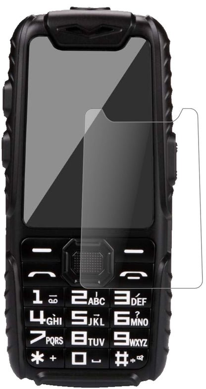 Matte Displayschutzfolie von dipos passend für Guophone A6, 9H kratzfest und blasenfrei montiert