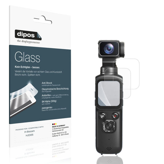Matte Displayschutzfolie von dipos passend für H-Bocam HJD05, 9H kratzfest und blasenfrei montiert
