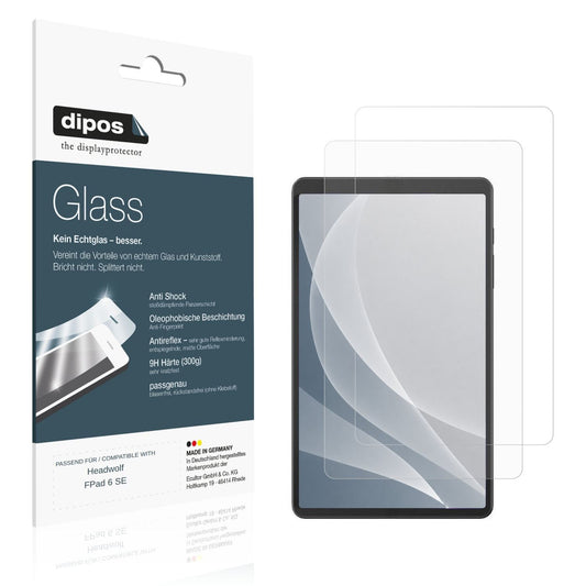 Matte Displayschutzfolie von dipos passend für Headwolf FPad 6 SE, 9H kratzfest und blasenfrei montiert