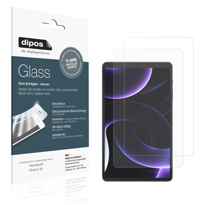 Matte Displayschutzfolie von dipos passend für Headwolf FPad 6 SE, 9H kratzfest und blasenfrei montiert