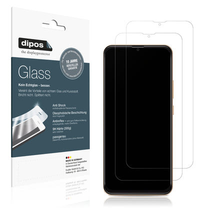 Matte Displayschutzfolie von dipos passend für HeyxFome 1 2024, 9H kratzfest und blasenfrei montiert