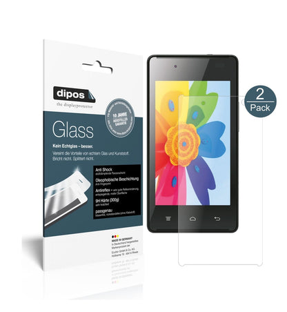 Matte Displayschutzfolie von dipos passend für Hisense HS-U610, 9H kratzfest und blasenfrei montiert