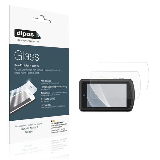 Matte Displayschutzfolie von dipos passend für HKOORLAMULS DC310, 9H kratzfest und blasenfrei montiert
