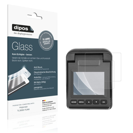 Matte Displayschutzfolie von dipos passend für Hojocojo TL3000-YUMI, 9H kratzfest und blasenfrei montiert