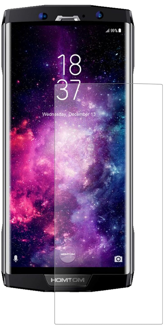 Matte Displayschutzfolie von dipos passend für Homtom HT70, 9H kratzfest und blasenfrei montiert