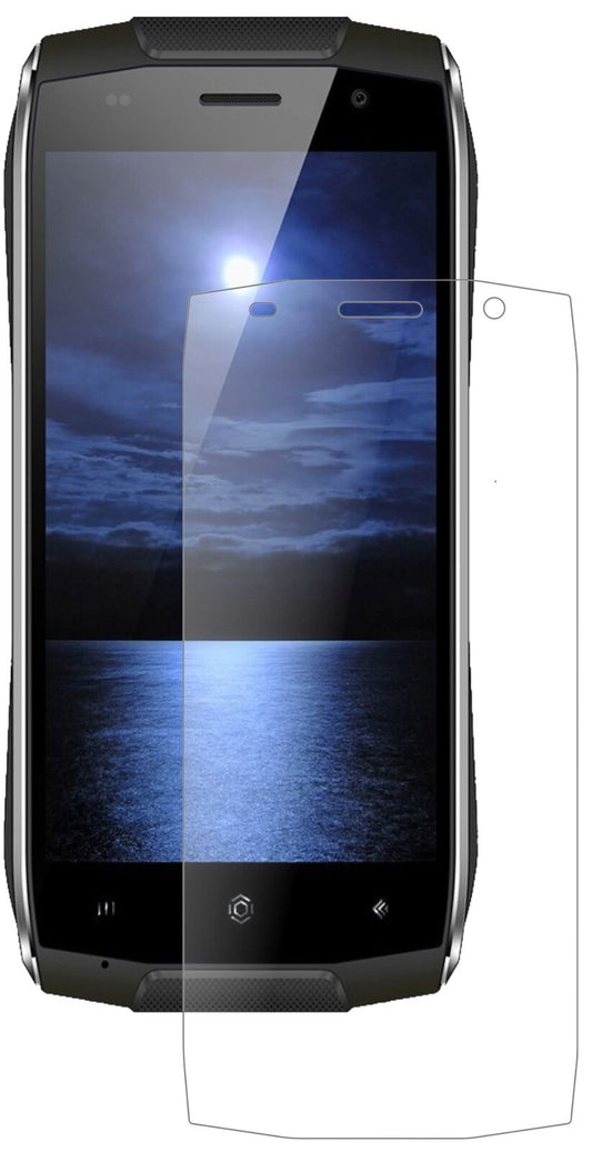Matte Displayschutzfolie von dipos passend für Homtom Zoji Z6, 9H kratzfest und blasenfrei montiert