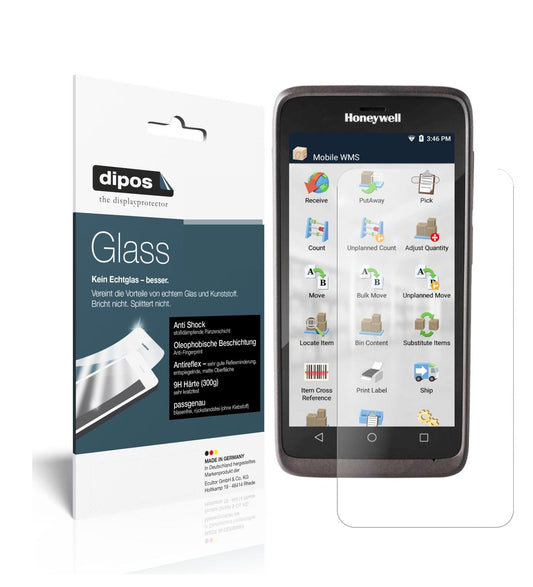 Matte Displayschutzfolie von dipos passend für Honeywell EDA51, 9H kratzfest und blasenfrei montiert