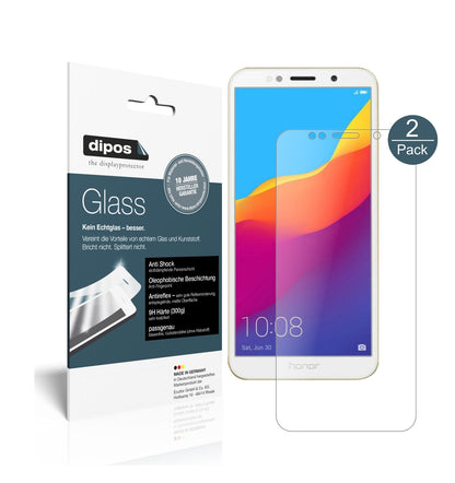 Matte Displayschutzfolie von dipos passend für Honor 7A, 9H kratzfest und blasenfrei montiert