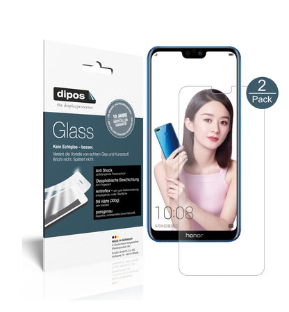 Matte Displayschutzfolie von dipos passend für Honor 9i 2018, 9H kratzfest und blasenfrei montiert