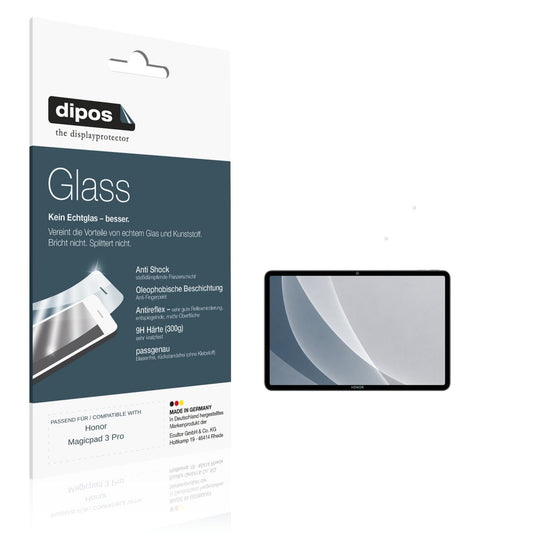 Matte Displayschutzfolie von dipos passend für Honor Magicpad 3 Pro, 9H kratzfest und blasenfrei montiert