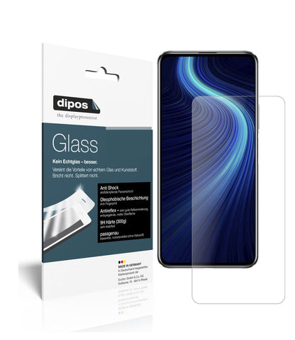 Matte Displayschutzfolie von dipos passend für Honor X10 5G, 9H kratzfest und blasenfrei montiert