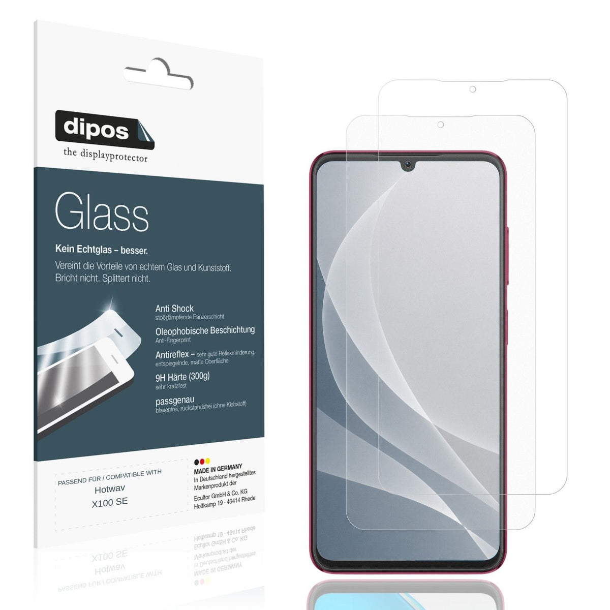 Displayschutz hergestellt in Deutschland, höchste Qualität made in Germany