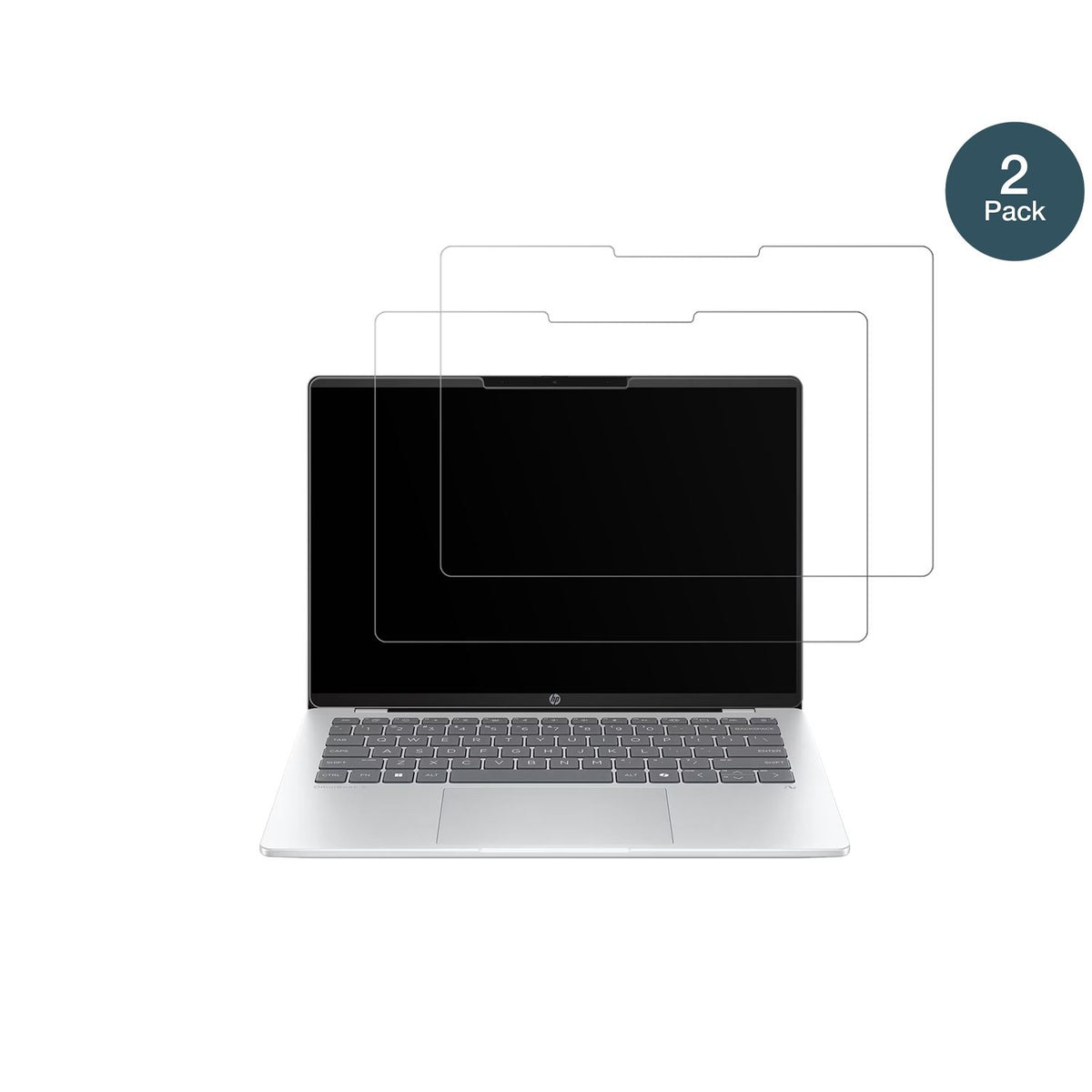 Matte Displayschutzfolie von dipos passend für HP OmniBook 5 14 Zoll, 9H kratzfest und blasenfrei montiert