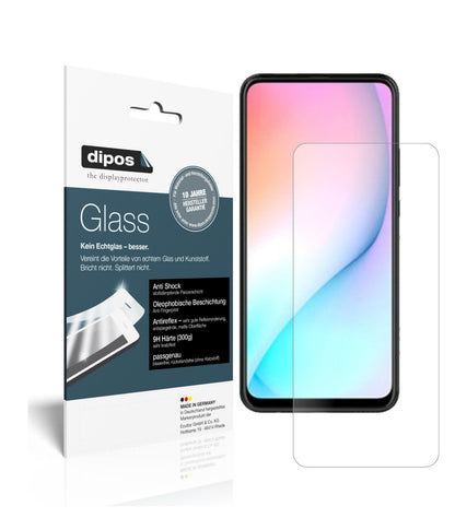 Matte Displayschutzfolie von dipos passend für Huawei Enjoy 10 Plus, 9H kratzfest und blasenfrei montiert
