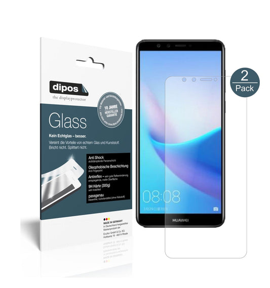 Matte Displayschutzfolie von dipos passend für Huawei Enjoy 8 Plus, 9H kratzfest und blasenfrei montiert