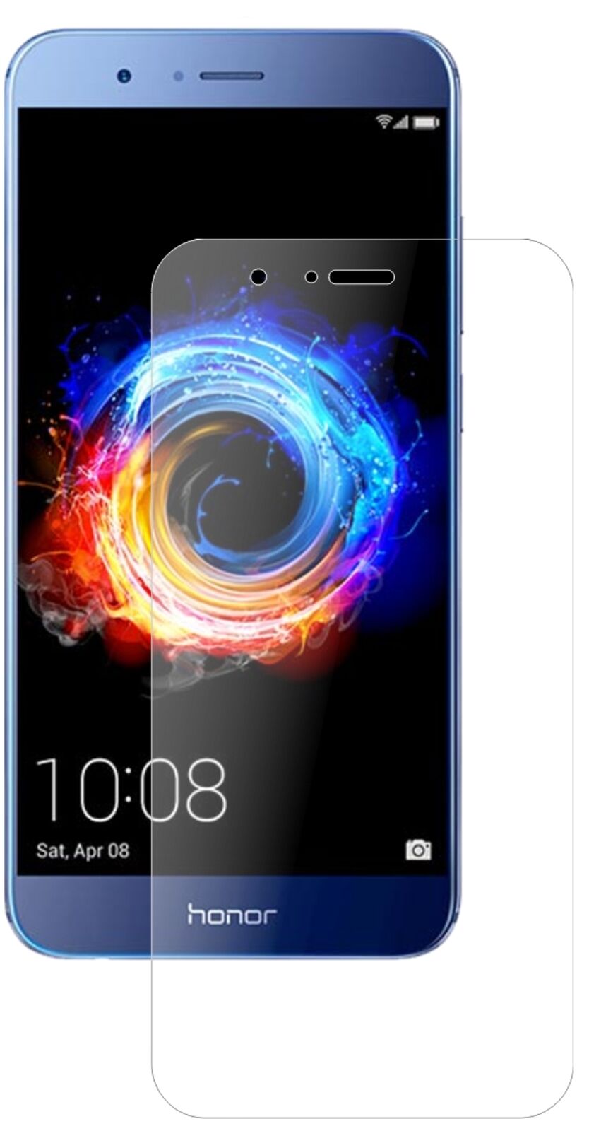 Matte Displayschutzfolie von dipos passend für Huawei Honor 8 Pro, 9H kratzfest und blasenfrei montiert