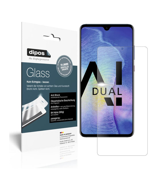 Matte Displayschutzfolie von dipos passend für Huawei Mate 20, 9H kratzfest und blasenfrei montiert