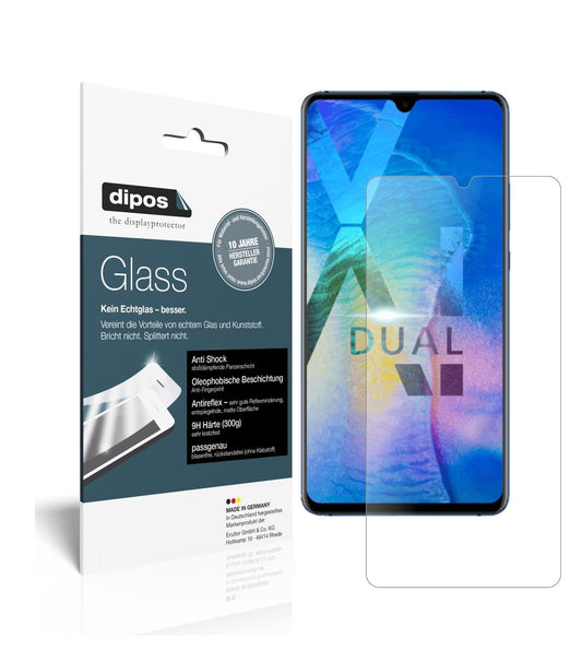 Matte Displayschutzfolie von dipos passend für Huawei Mate 20 X, 9H kratzfest und blasenfrei montiert