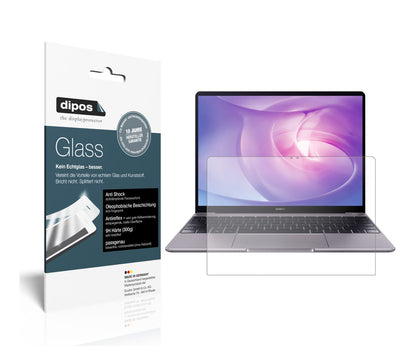 Matte Displayschutzfolie von dipos passend für Huawei Matebook 13, 9H kratzfest und blasenfrei montiert