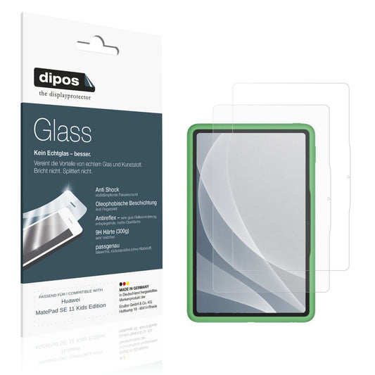 Matte Displayschutzfolie von dipos passend für Huawei MatePad SE 11 Kids Edition, 9H kratzfest und blasenfrei montiert